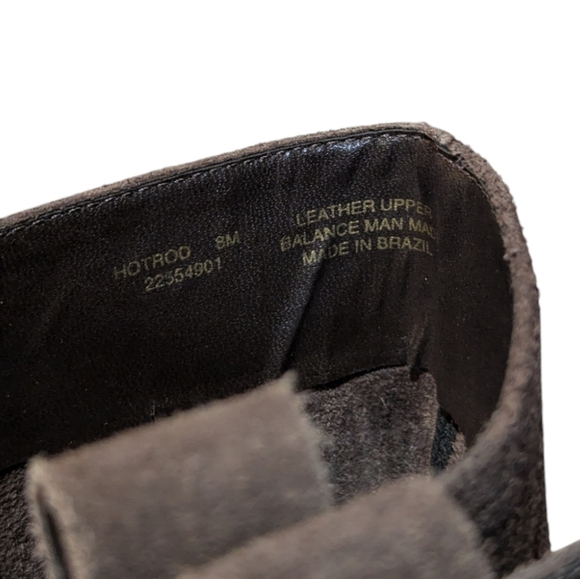 EUC Carlos Santana Hotrod Dark Brown Tall Suede Boots size 8 - Picture 6 of 8